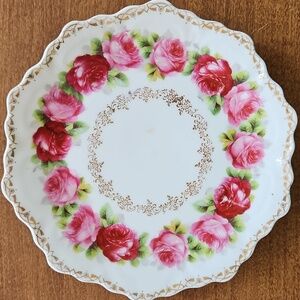 Antique Bavarian Porcelain Dessert Plate